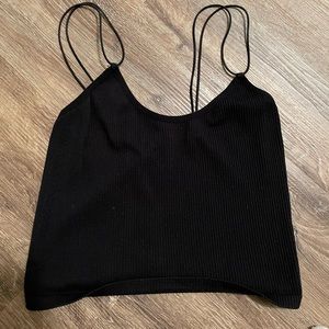 Cropped Ribbed Tank